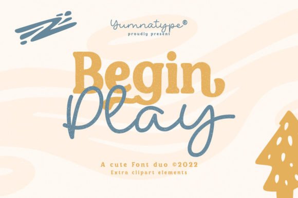 Begin Play Duo: The Display Typeface for Modern Web Design