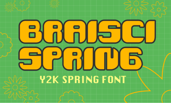 Braisci Spring: A Bold Display Typeface for Modern Web Design