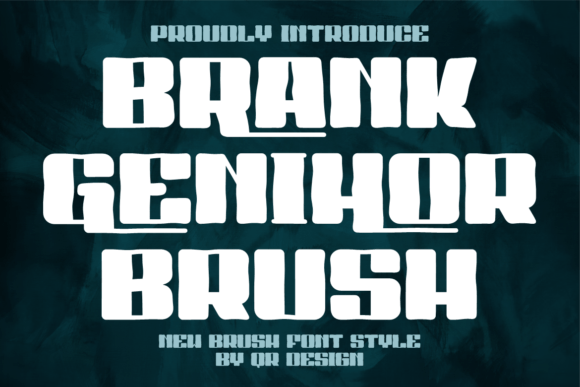Brank Genihor Brush: The Display Typeface That Cuts Through Feed Noise