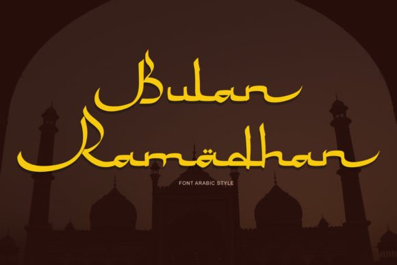 Bulan Ramadhan: A Unique Display Font for Editorial Design