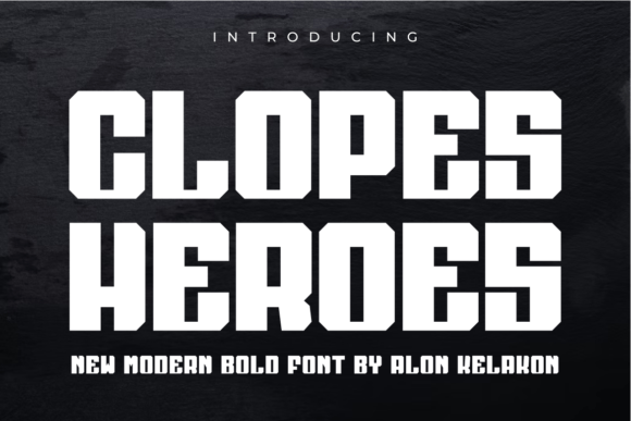 Clopes Heroes: The Bold Display Typeface for Scroll-Stopping Campaigns
