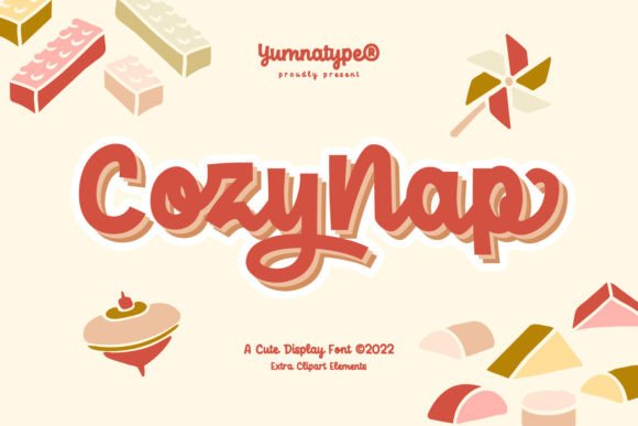 Cozy Nap: The Perfect Display Font for Handmade Shop Branding