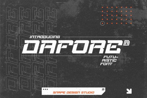 Dafore: The Futuristic Display Font for Bold Web Design