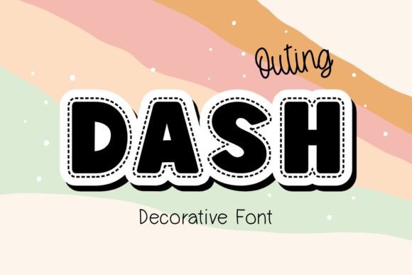 Dash Outing: The Playful Display Font for Modern Web Design