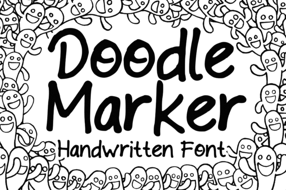 Doodle Marker: The Playful Display Font for Scroll-Stopping Campaigns