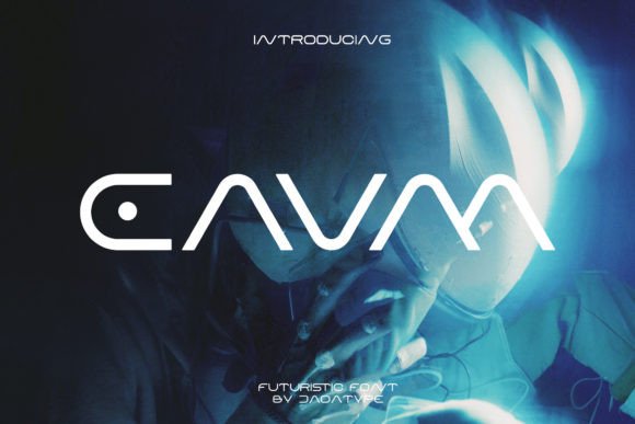 Eavm: A Sci-Fi Display Typeface for Bold Editorial Design