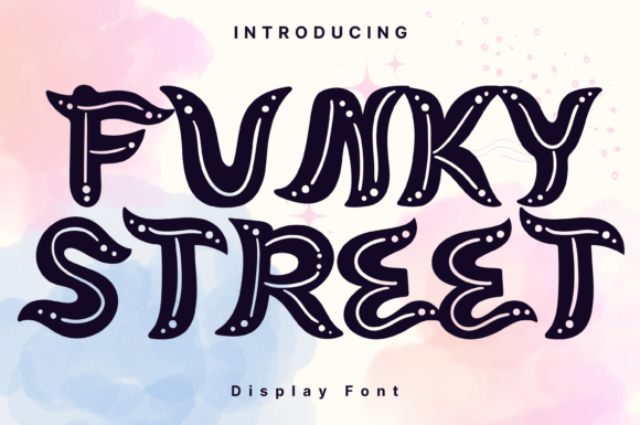 Funky Street: The Whimsical Display Font That Brings Handmade Products to Life