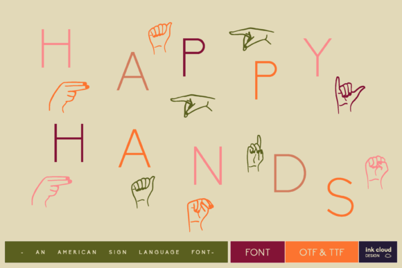 Happyhands: The Expressive Typeface for Authentic Branding