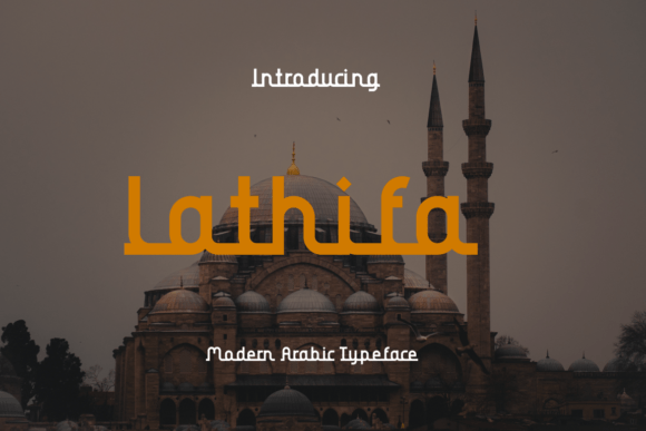 Lathifa: The Bold Display Typeface for Authentic Brand Identity