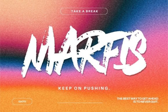 Marfis: The Hand-Painted Typeface for Editorial Design
