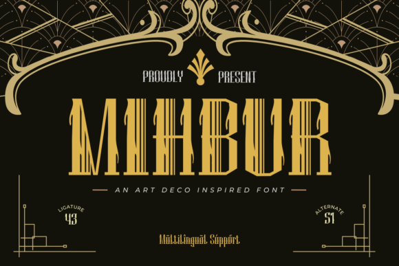 Mihbur: The Premium Display Font for Modern Campaigns