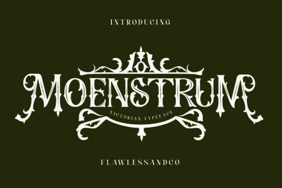 Moenstrum: The Bold Blackletter Typeface for Unique Branding