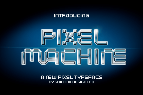 Pixel Machine: The Retro Display Font That Brings Nostalgic Energy to Brand Identity