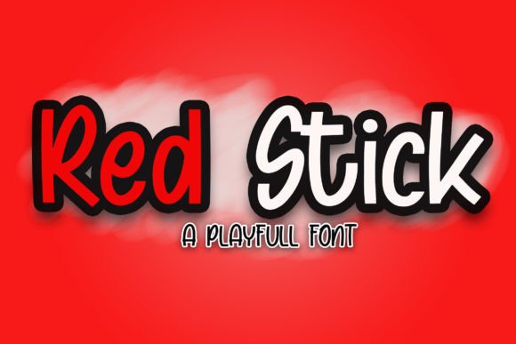 Red Stick: The Playful Display Font for Bold Brand Identity