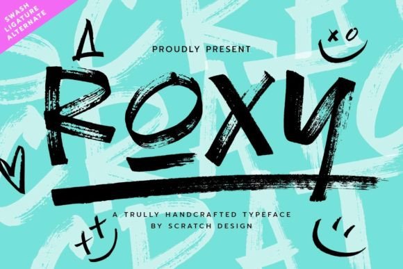 Roxy: A Bold Display Typeface for Editorial Design and Branding