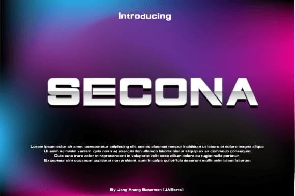 Secona: The Futuristic Typeface That Elevates Your Campaign Visuals