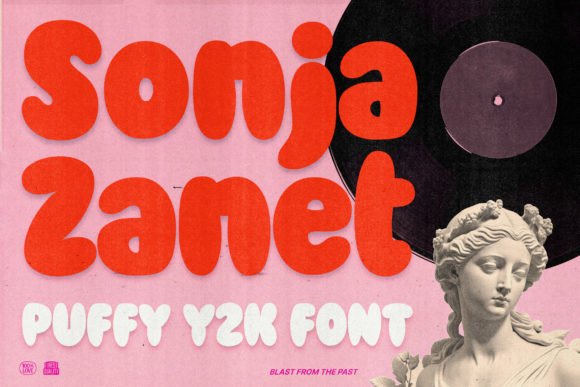 Sonja Zanet: A Bubble-Shaped Display Typeface for Modern Editorial Design