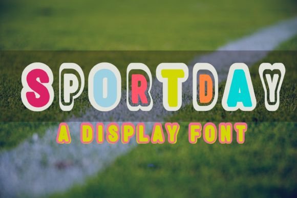 Sportday: A Vintage Sports Display Font for Modern Branding