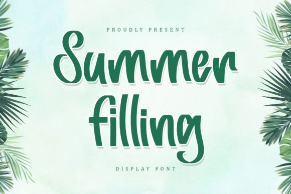 Summer Filling: The Perfect Typeface for a Polished Brand Identity