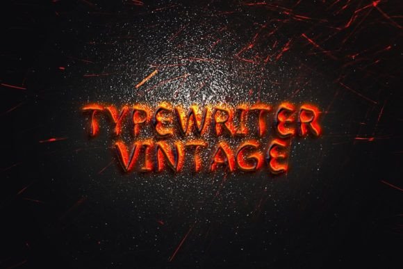 Typewriter Vintage: A Display Typeface for Authentic Editorial Design