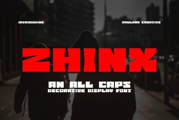 Zhinx: The Bold Display Typeface for Scroll-Stopping Campaigns